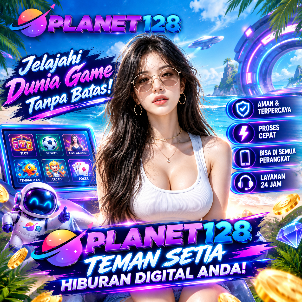 PLANET128 Banner